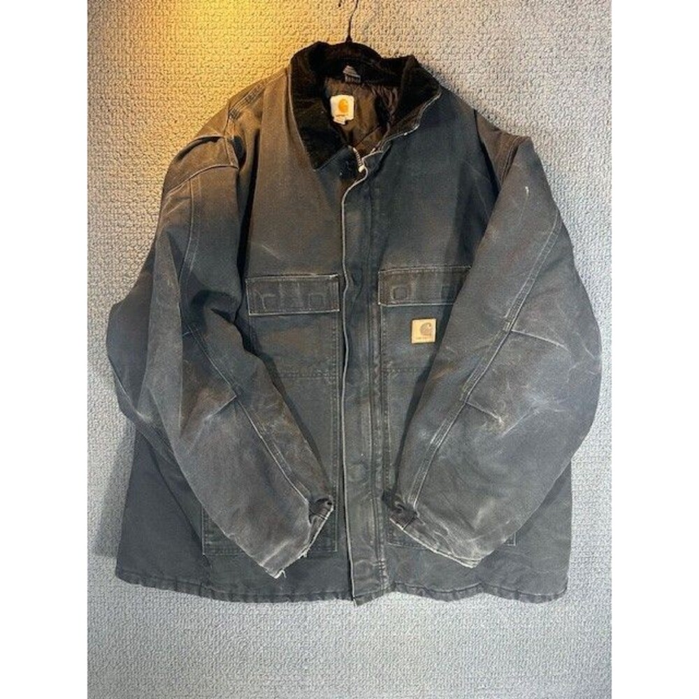 Carhartt C26 Arctic Duck Traditional Quilt Lined Mens 4XL Jacket Black